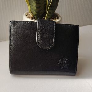 Buxton Black Leather Wallet